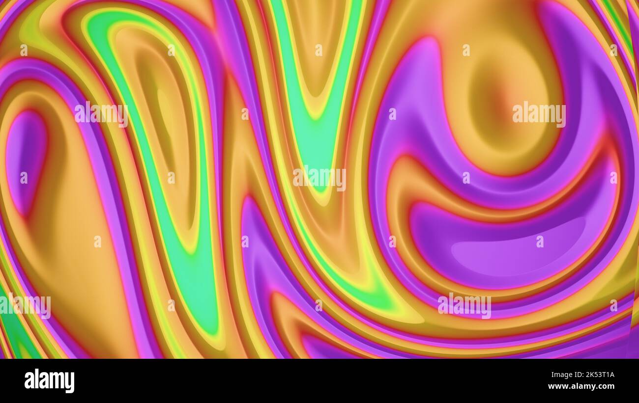 sfondo luminoso e colorato. rendering 3d. Foto Stock