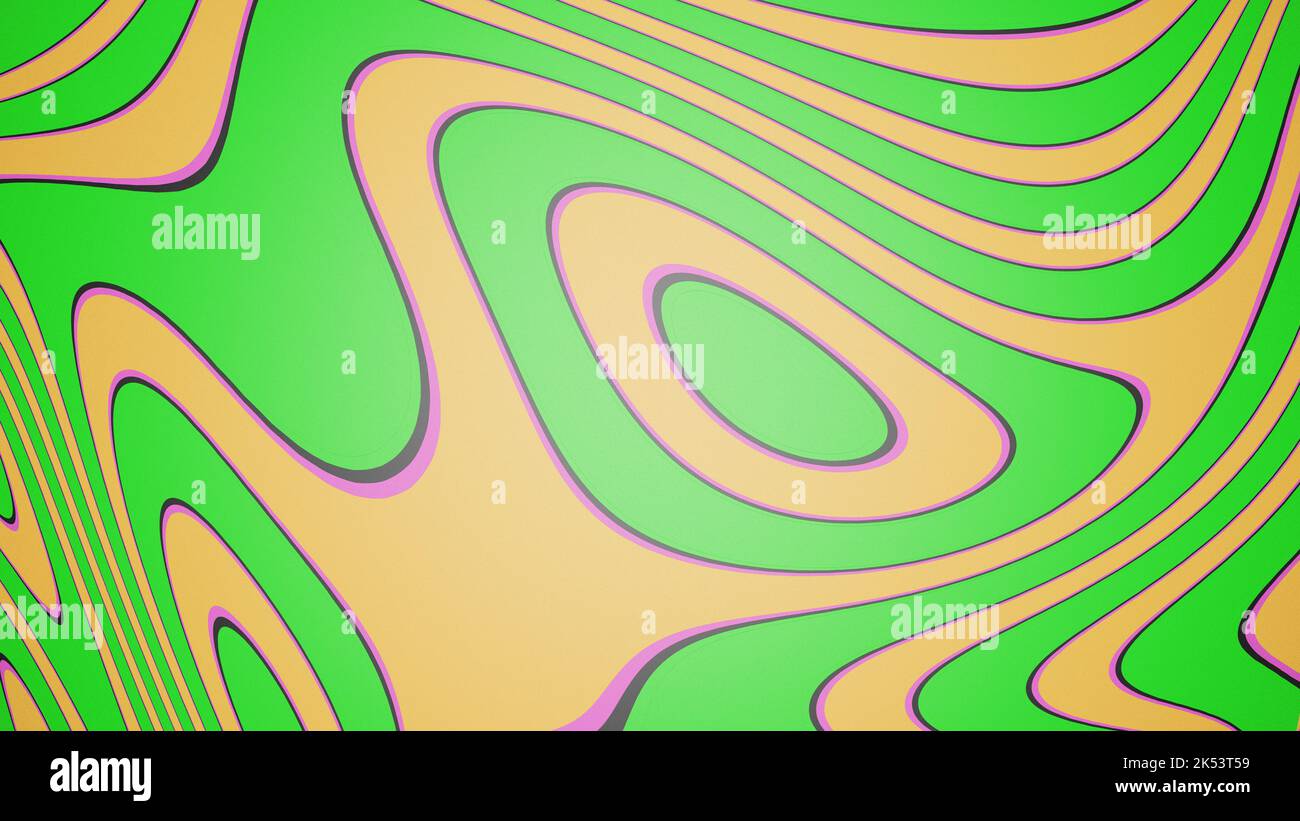 sfondo luminoso e colorato. rendering 3d. Foto Stock