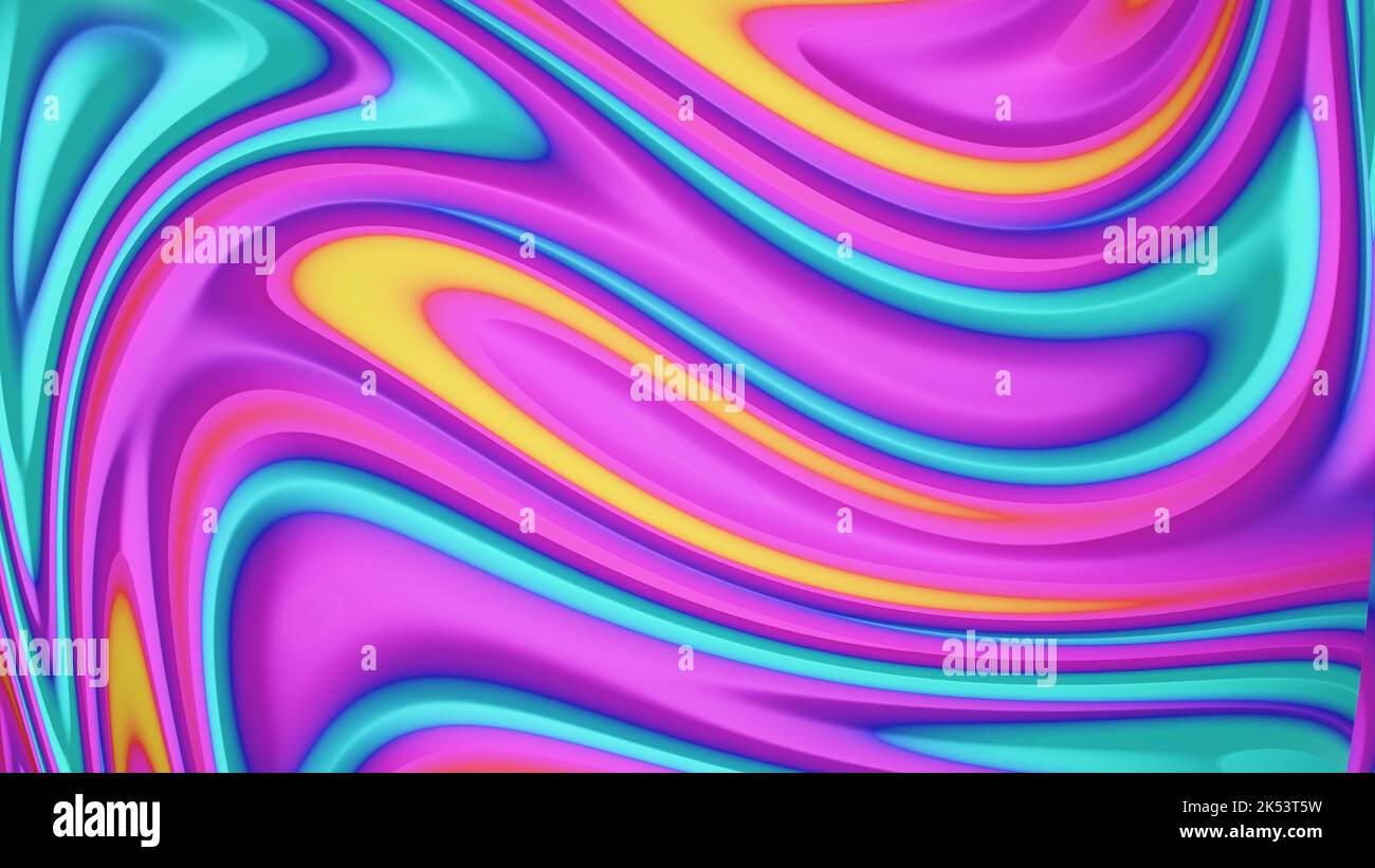 sfondo luminoso e colorato. rendering 3d. Foto Stock