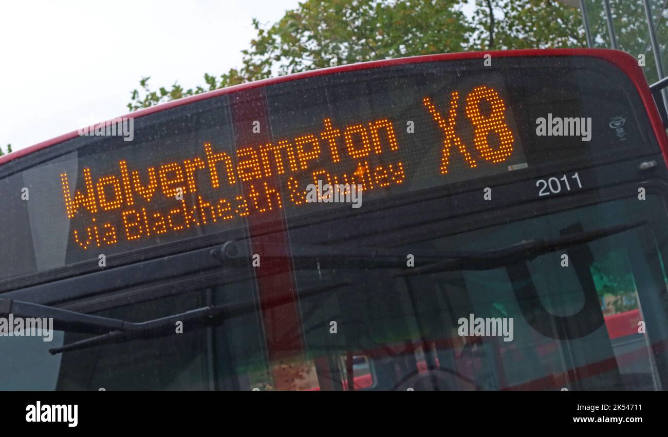 Stazione degli autobus e interscambio di Wolverhampton, Wolverhampton, West Midlands, Inghilterra, Regno Unito, WV1 1LD Foto Stock