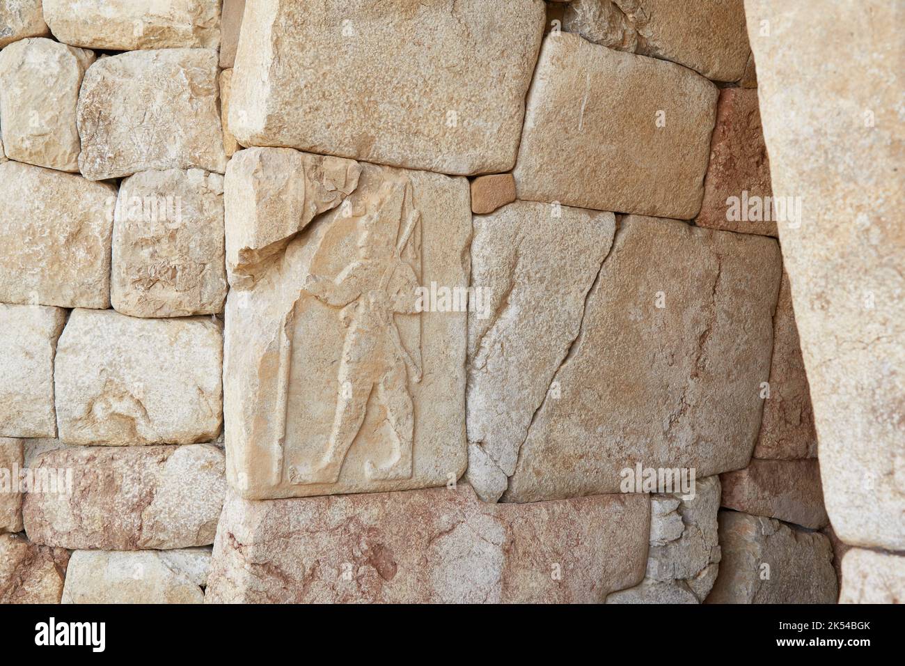 La capitale Hittita della Camera Geroglifica di Hattusa Foto Stock