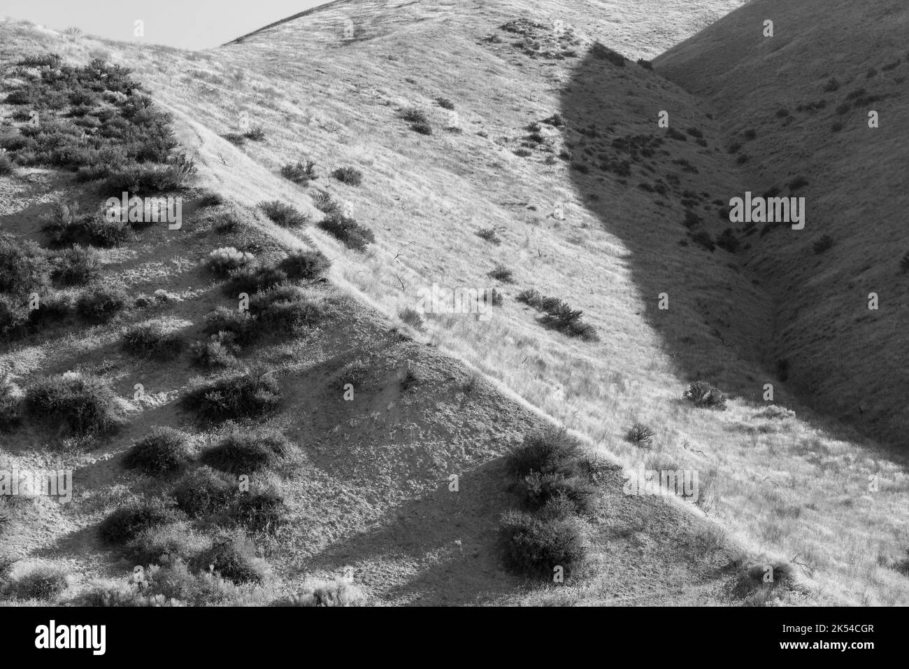 Paesaggi, colline e montagne dell'Idaho intorno a Boise Foto Stock