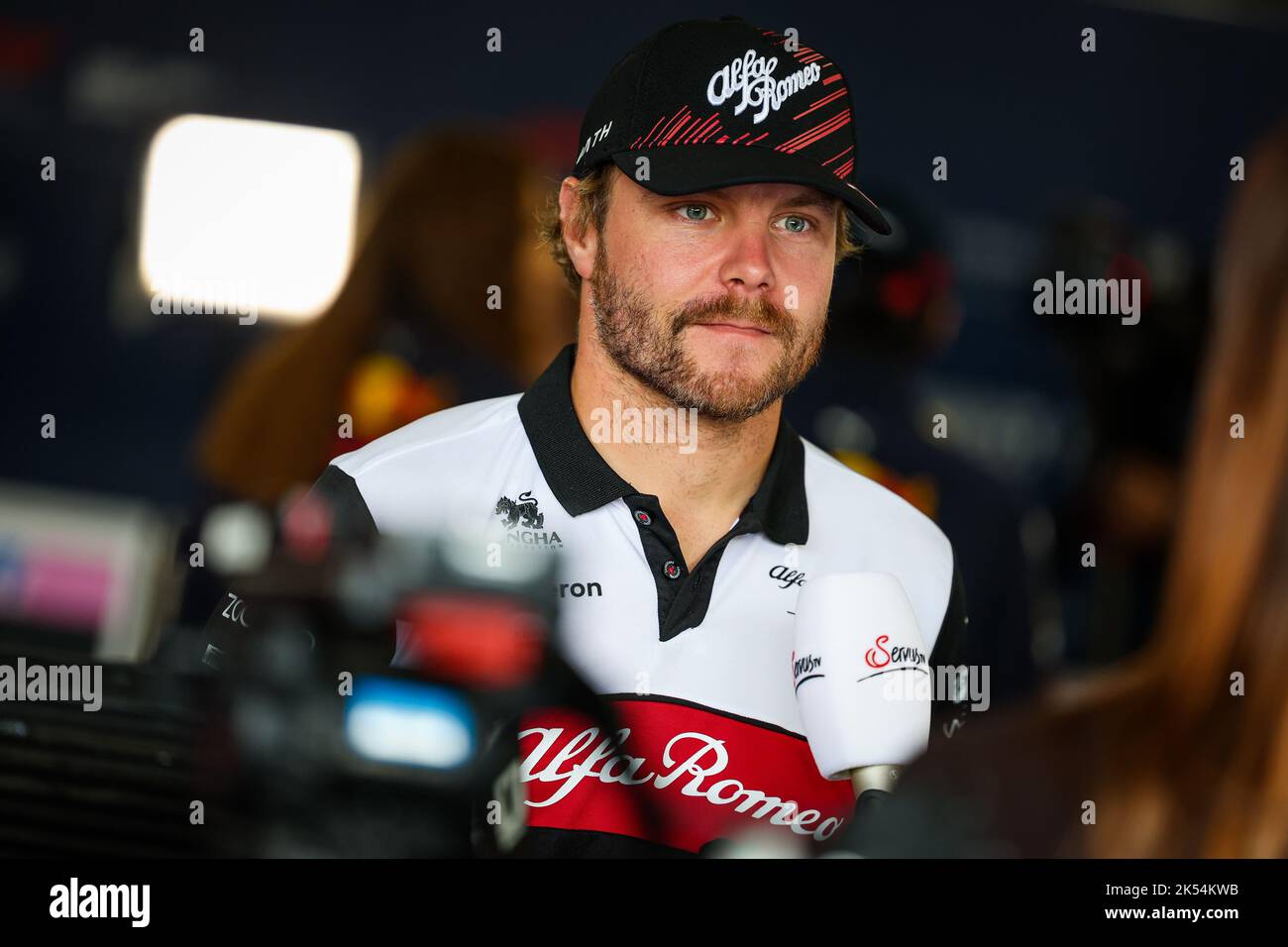 BOTTAS Valtteri (fin), Alfa Romeo F1 Team ORLEN C42, ritratto durante il Gran Premio di Formula 1 Honda 2022, 18th° round del Campionato del mondo FIA di Formula uno 2022 dal 7 al 9 ottobre 2022 sul Suzuka International Racing Course, a Suzuka, Prefettura di mie, Giappone - Foto: Florent Gooden / DPPI/DPPI/LiveMedia Foto Stock