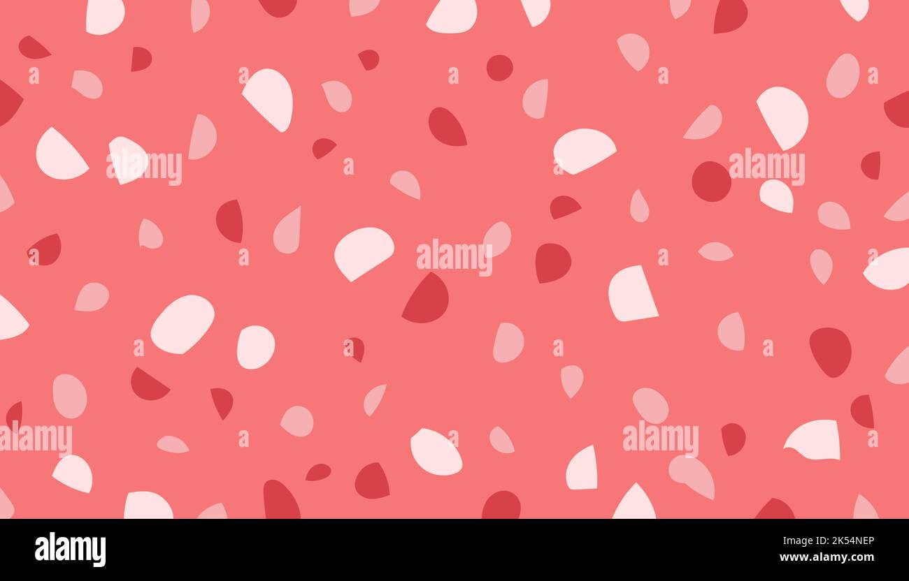 Terrazzo sfondo rosso rosa astratto semplice vettore Illustrazione Vettoriale