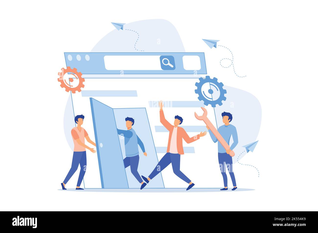 Word nuvola di elementi relativi al software. Formati di comunicazione digitale, floss, software open source. Conversazione unificata tecnologia moderna. Modi di inte Illustrazione Vettoriale