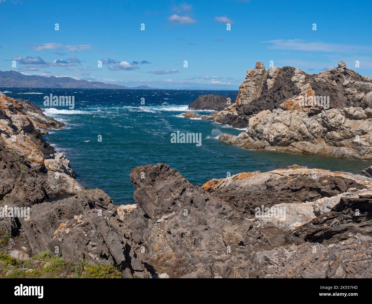 Paratge de Tudela Cap de Creus Parco Naturale. Costa Brava Spagna orientale Foto Stock