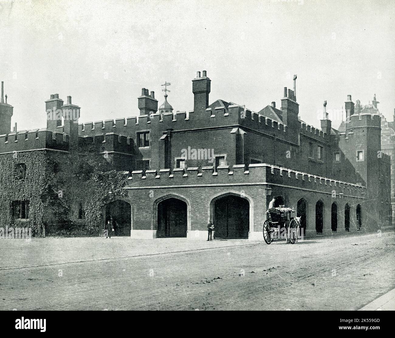 St James's Palace, Londra, storica residenza reale e palazzo cerimoniale della monarchia britannica Foto Stock