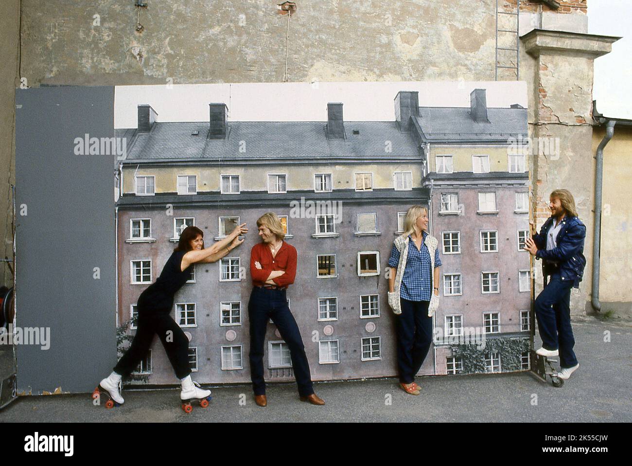 Abba a Stoccolma Svezia 1979 Foto Stock