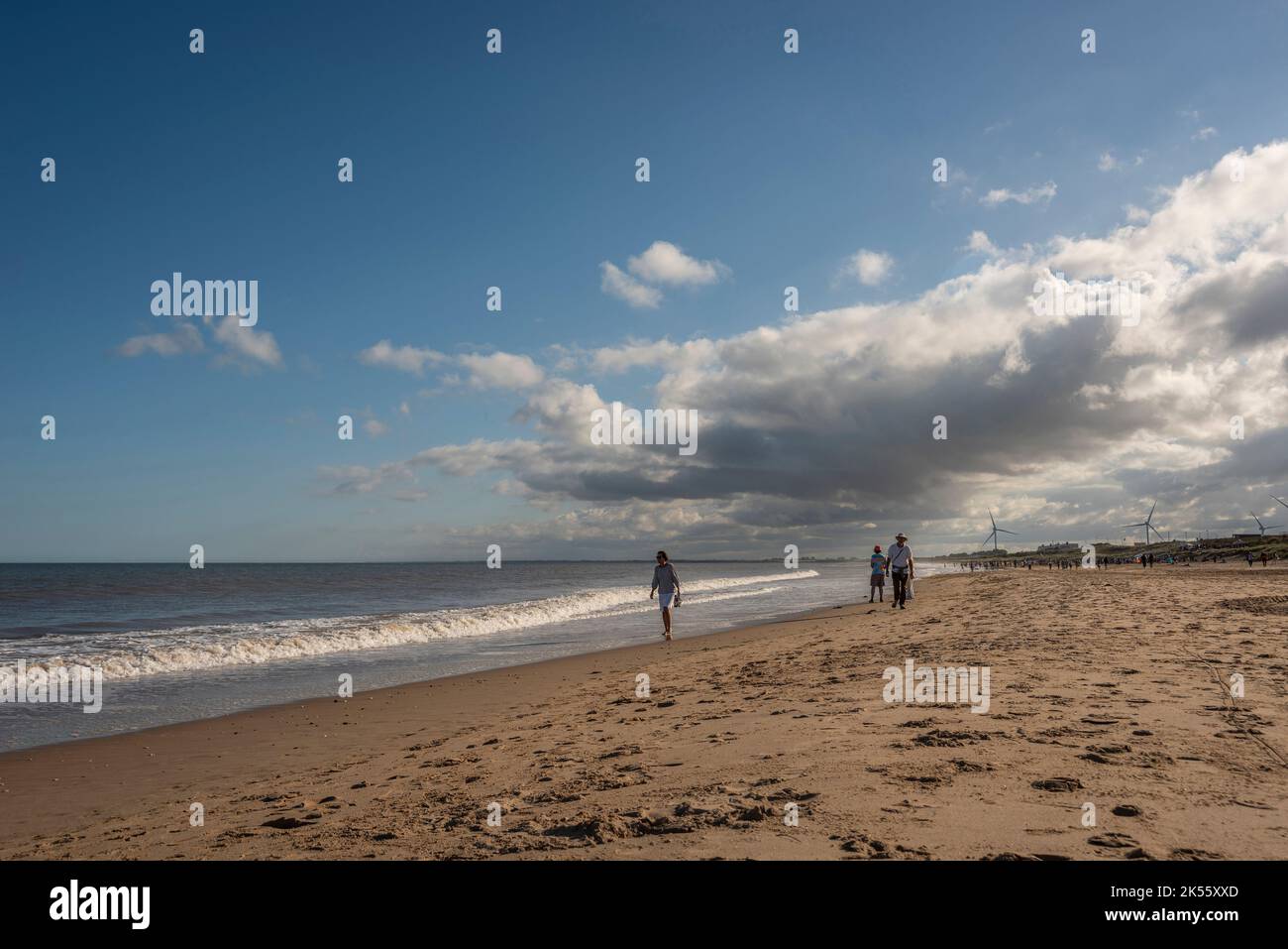 Fraisshorpe Beach, Bridlington, East Yorkshire, Regno Unito Foto Stock