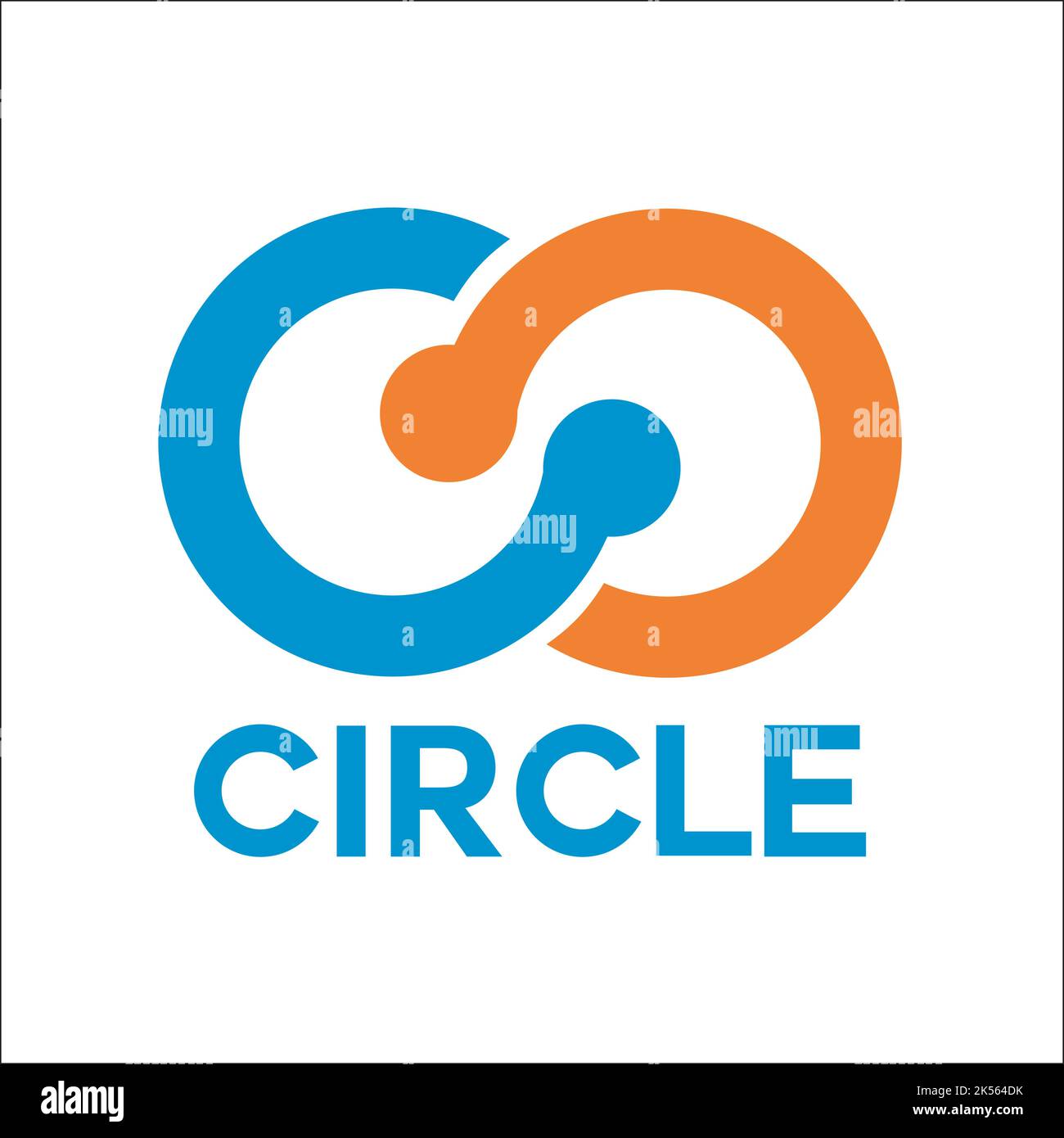 circle / esclusivo logo design ispirazione Illustrazione Vettoriale