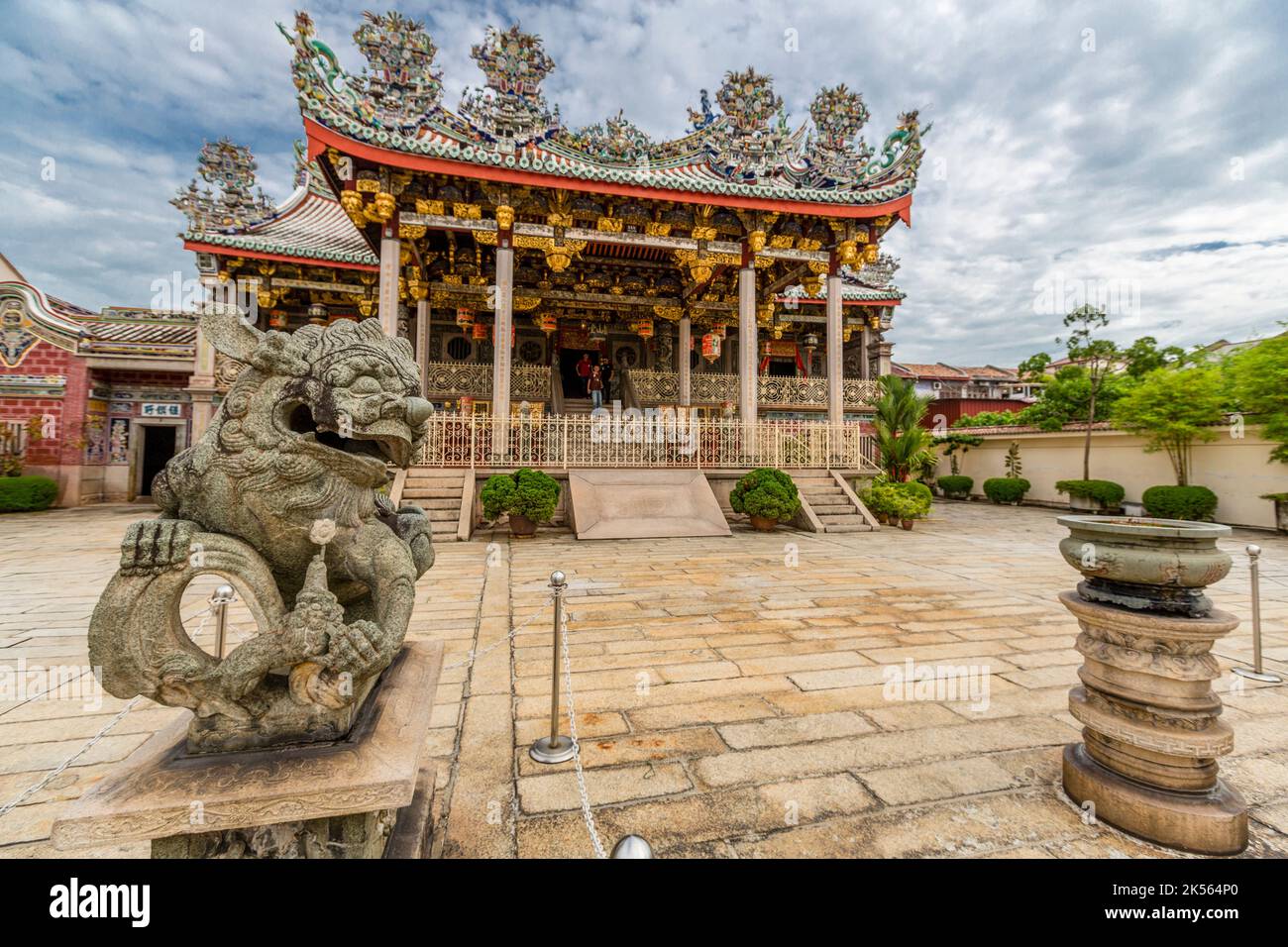 George Town, Penang, Malaysia. Khoo Kongsi, un Hokkien tempio Cinese e Clan House. Foto Stock