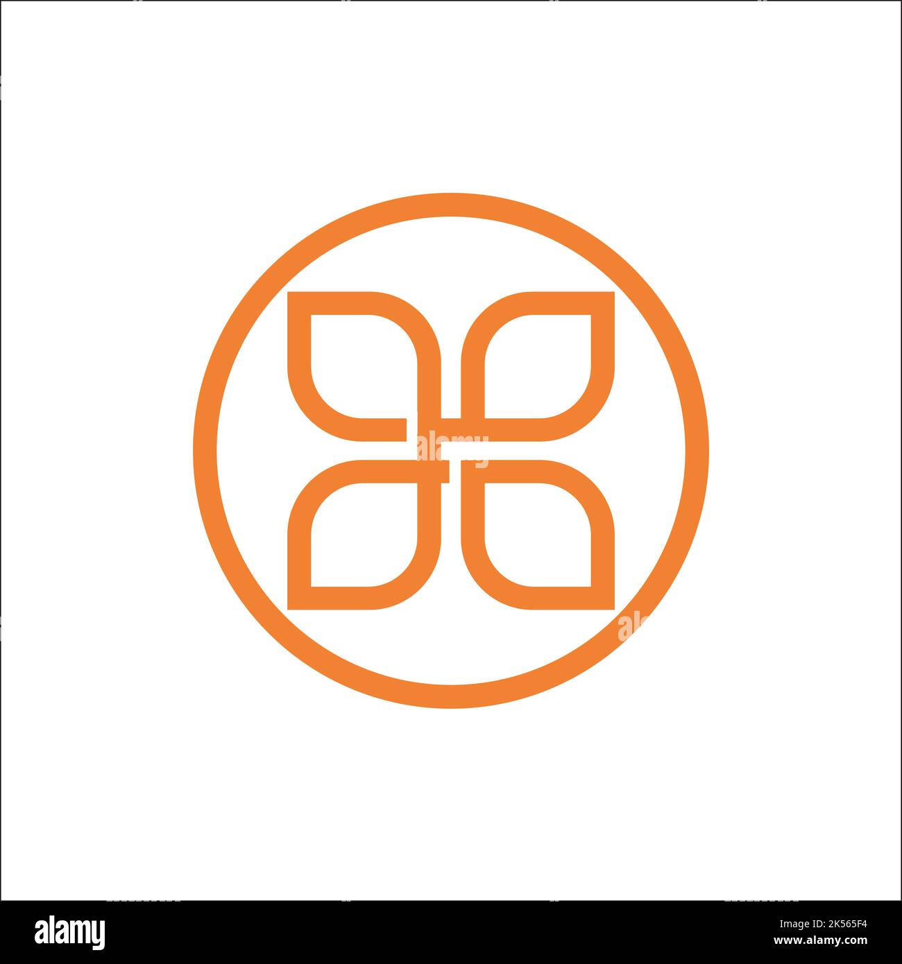 icona fiori / esclusivo logo design ispirazione Illustrazione Vettoriale