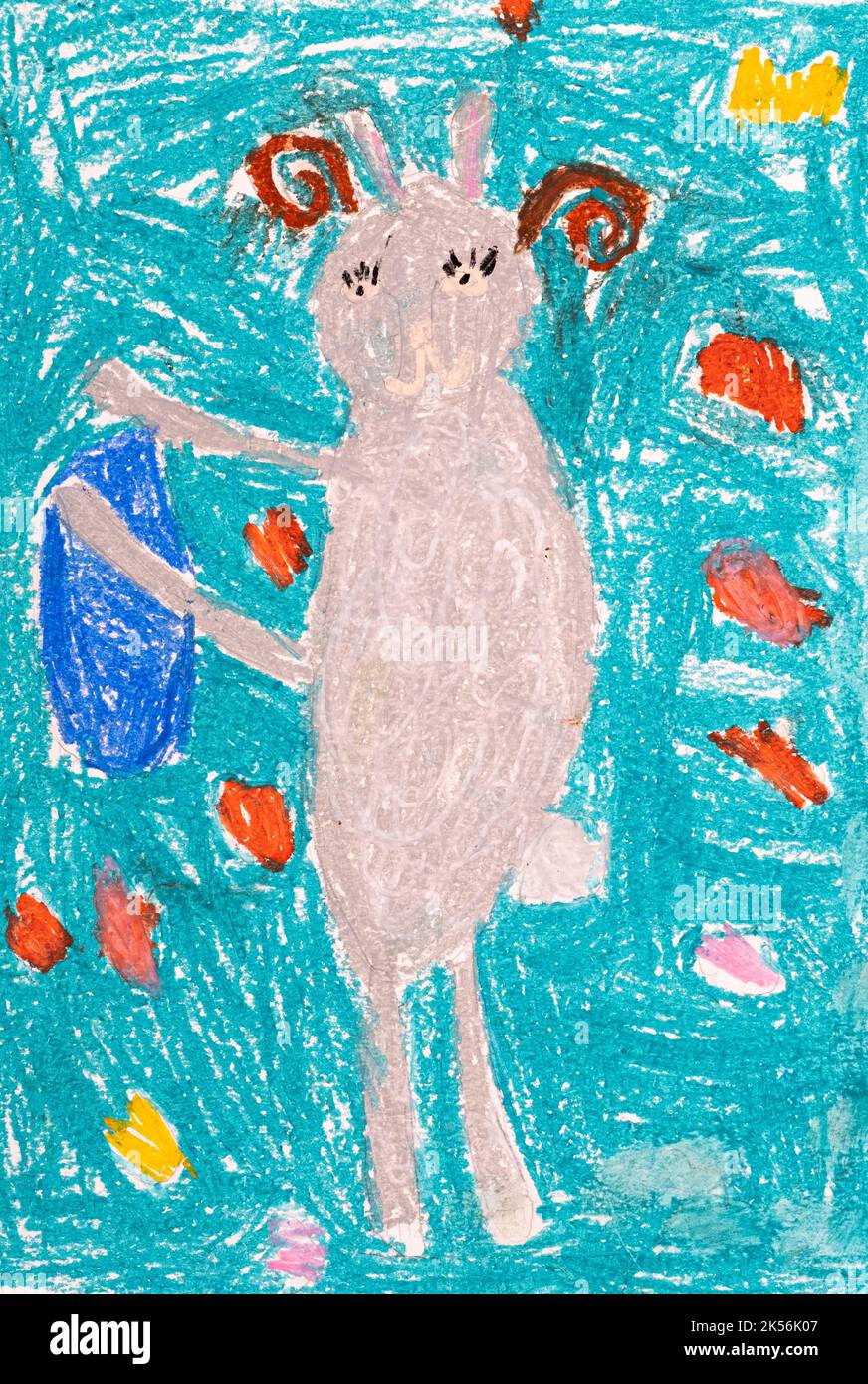 fantasia bambini arte creativa ispirazione Foto Stock