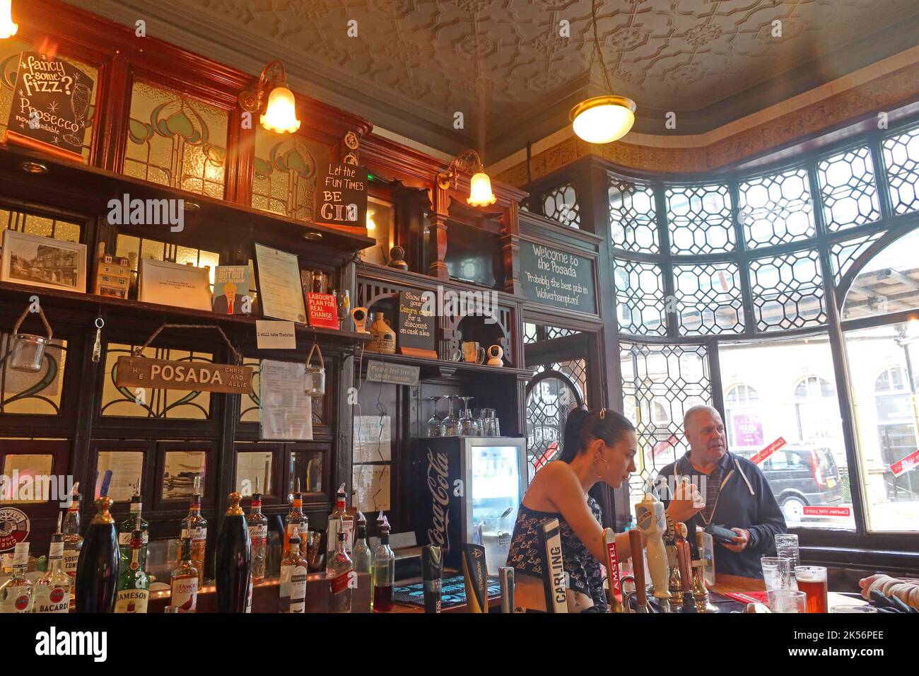 The Posada bar, 48 Lichfield St, Wolverhampton, West midlands, Inghilterra, REGNO UNITO, WV1 1DG Foto Stock