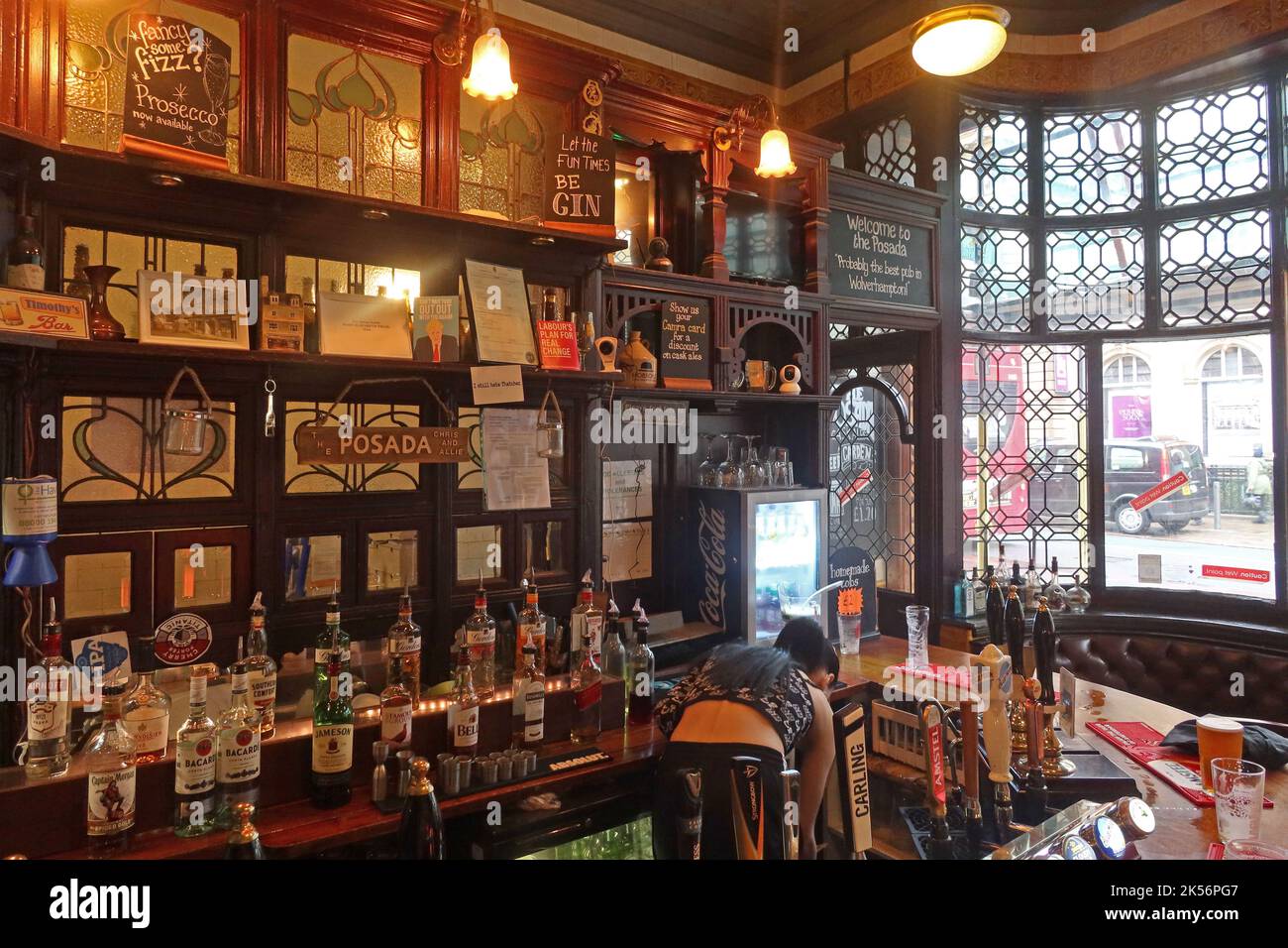 The Posada bar, 48 Lichfield St, Wolverhampton, West midlands, Inghilterra, REGNO UNITO, WV1 1DG Foto Stock