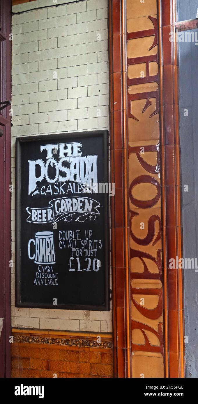 The Posada bar, 48 Lichfield St, Wolverhampton, West midlands, Inghilterra, REGNO UNITO, WV1 1DG Foto Stock