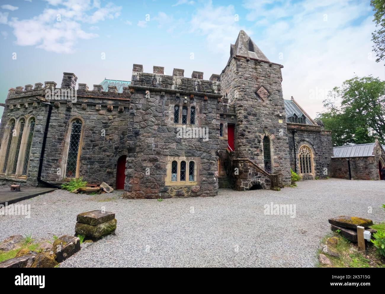 Loch Awe, St. Conan kirk Foto Stock