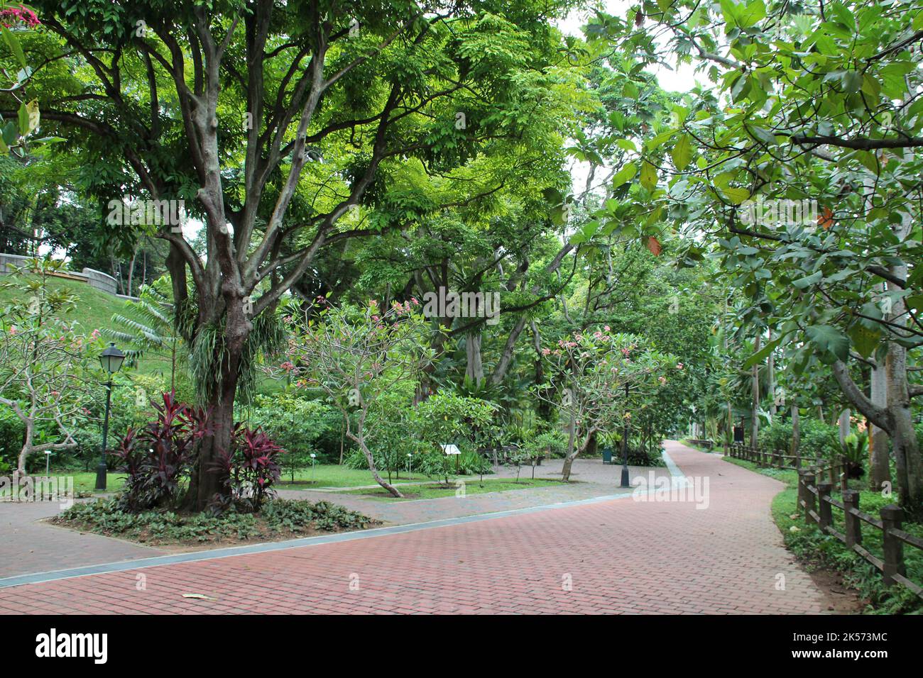 fort canning park a singapore Foto Stock