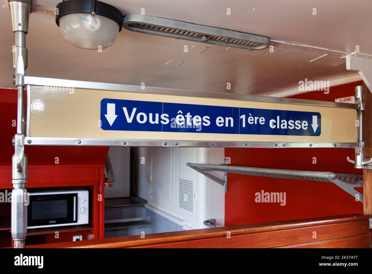 Francia, Loire Atlantique, Chef Chef St Michel, il treno Foto Stock