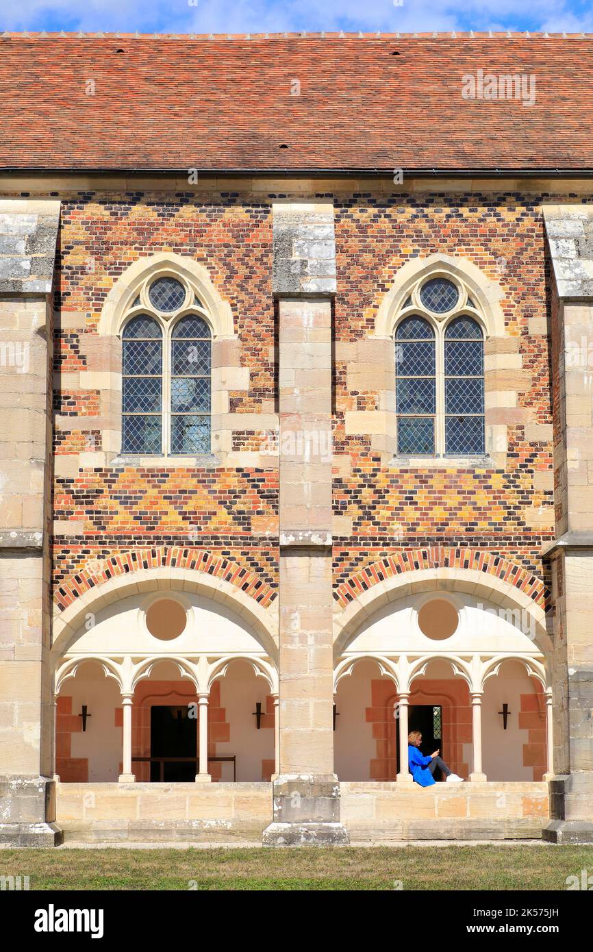 Francia, Cote d'Or, Saint Nicolas les Citeaux, Abbazia di Notre Dame de Citeaux (fondatore dell'ordine cistercense), biblioteca completata nel 1509 Foto Stock
