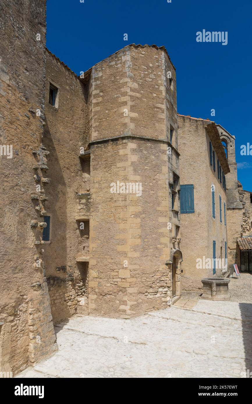 Francia, Alpes-de-Haute-Provence, Mane, Notre Dame de Salagon priorato romanico Foto Stock