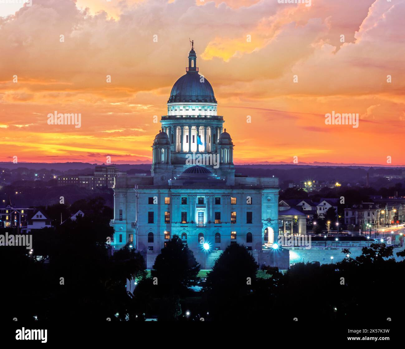 EDIFICIO STATALE (©MCKIM, MEAD & WHITE 1904) PROVIDENCE RHODE ISLAND USA Foto Stock