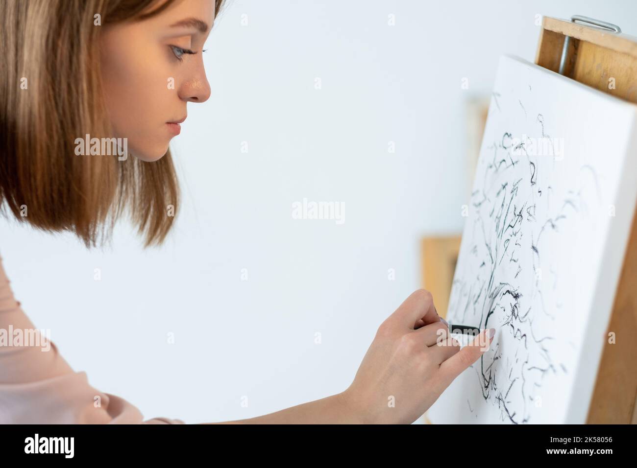 disegno arte ispirazione creativa artista disegno Foto Stock