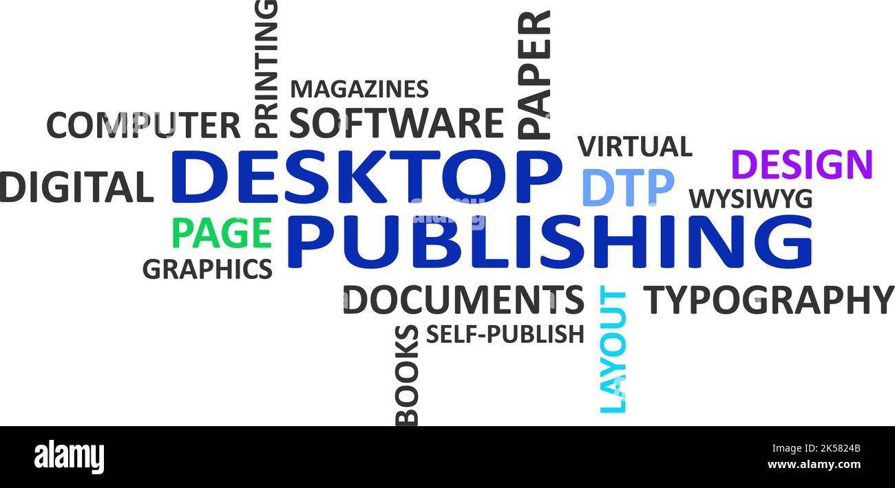 Software di desktop publishing Immagini Vettoriali Stock Alamy