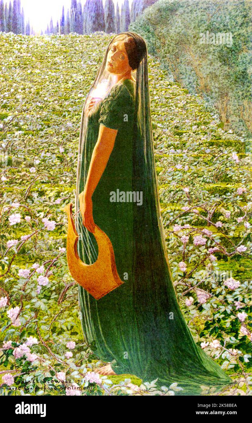 Carlos Schwabe - campi Elisi - 1903 Foto Stock