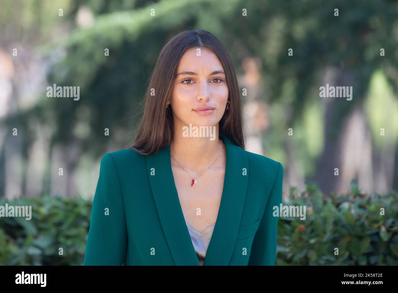 6 ottobre 2022, Roma, Italia: L'attrice italiana Viola Sofia Betti partecipa alla fotocall del film ''BRADO'' alla Casa del Cinema di Roma (Credit Image: © Matteo Nardone/Pacific Press via ZUMA Press Wire) Foto Stock