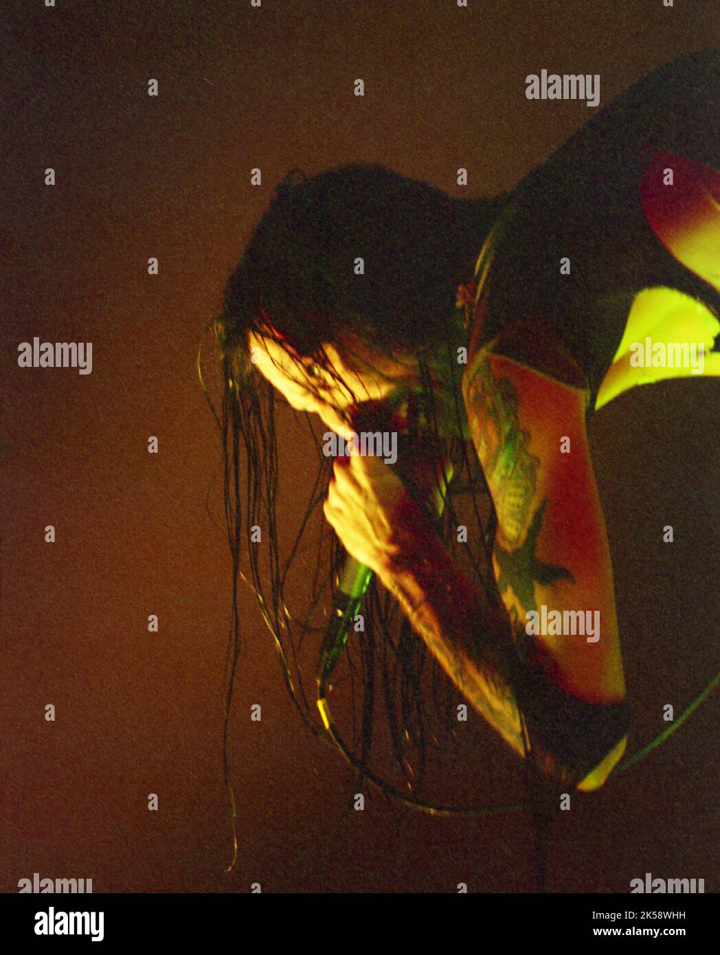 15 dicembre 1995 - Orlando, Florida, USA - MARILYN MANSON esecuzione durante il tour degli odori come i bambini-The Edge-dic. 15, 1995. (Credit Image: © Christopher Lee Helton/ZUMA Press Wire) Foto Stock