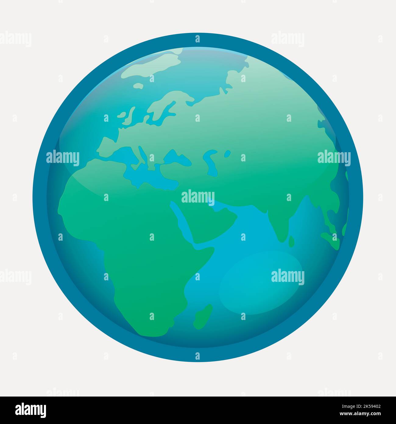 Clipart del pianeta terra, vettore di illustrazione geografica Immagine e  Vettoriale - Alamy