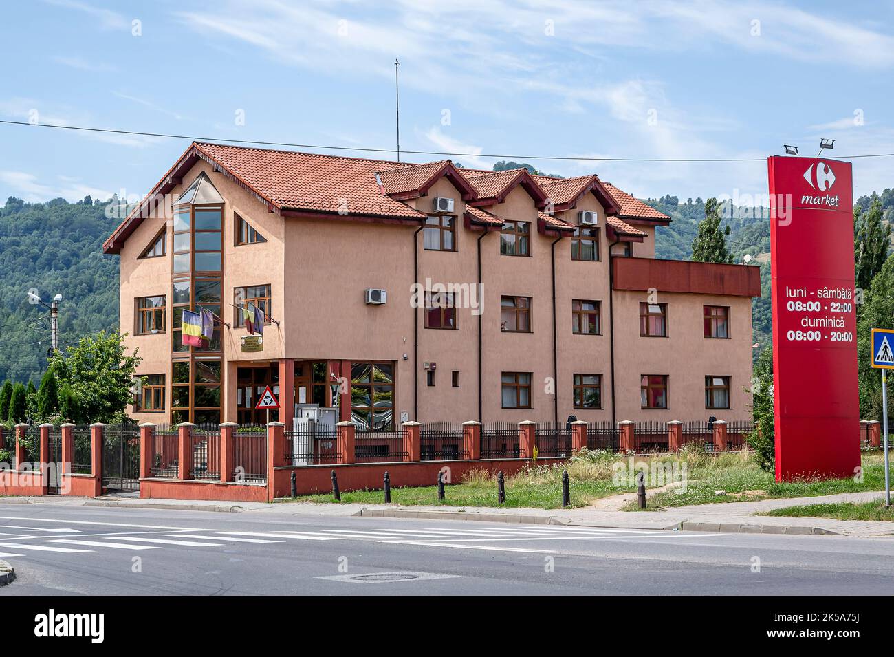 La sede del Procuratore a Petrosani, Hunedoara. Foto Stock