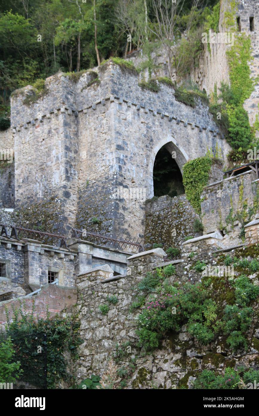 Castello di Gwrych in Galles Foto Stock