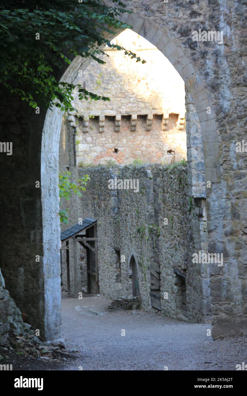 Castello di Gwrych in Galles Foto Stock