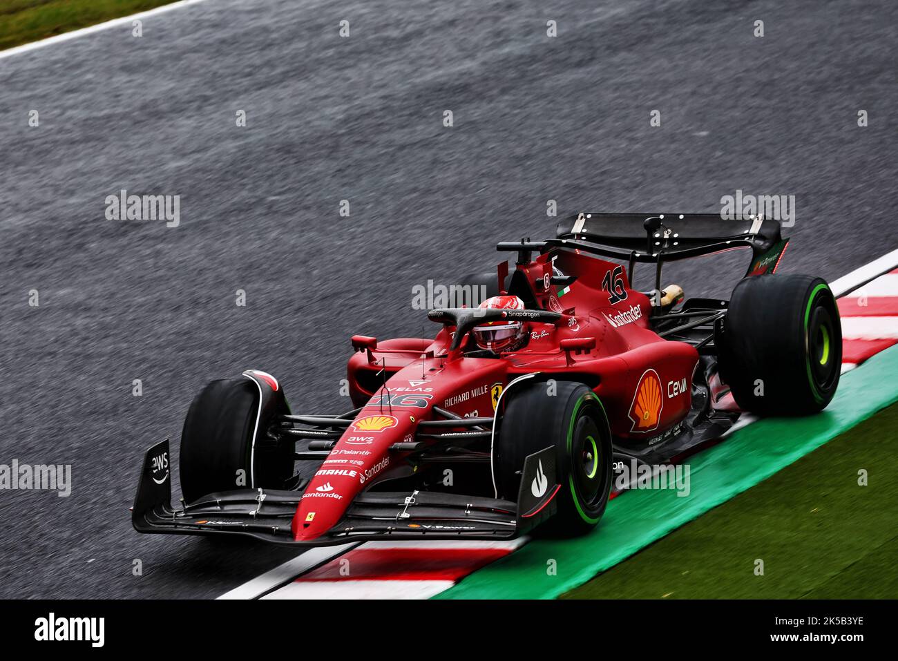 Suzuka, Giappone. 7th ottobre 2022. Charles Leclerc (LUN) Ferrari F1-75. Gran Premio del Giappone, venerdì 7th ottobre 2022. Suzuka, Giappone. Credit: James Moy/Alamy Live News Foto Stock