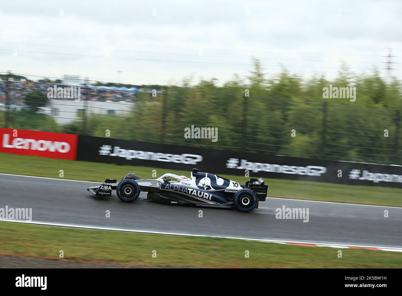 7th ottobre 2022; circuito di Suzuka, Ino, Città di Suzuka, Prefettura di mie, Giappone: Gran Premio FIA F1 del Giappone, giornata delle prove libere; Scuderia AlphaTauri, Pierre Gasly Foto Stock