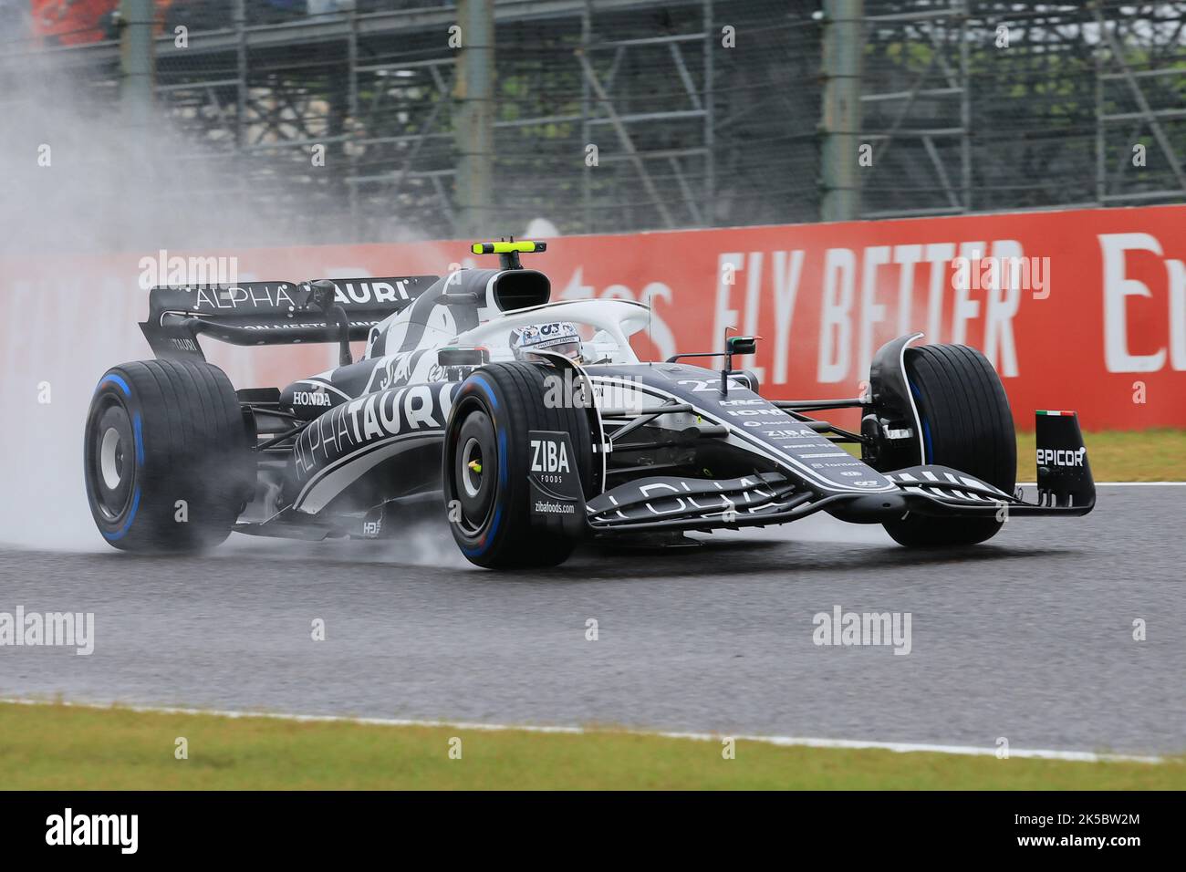 7th ottobre 2022; circuito di Suzuka, Ino, Città di Suzuka, Prefettura di mie, Giappone: Gran Premio FIA F1 del Giappone, giornata delle prove libere; Scuderia AlphaTauri, Yuki Tsunoda Foto Stock