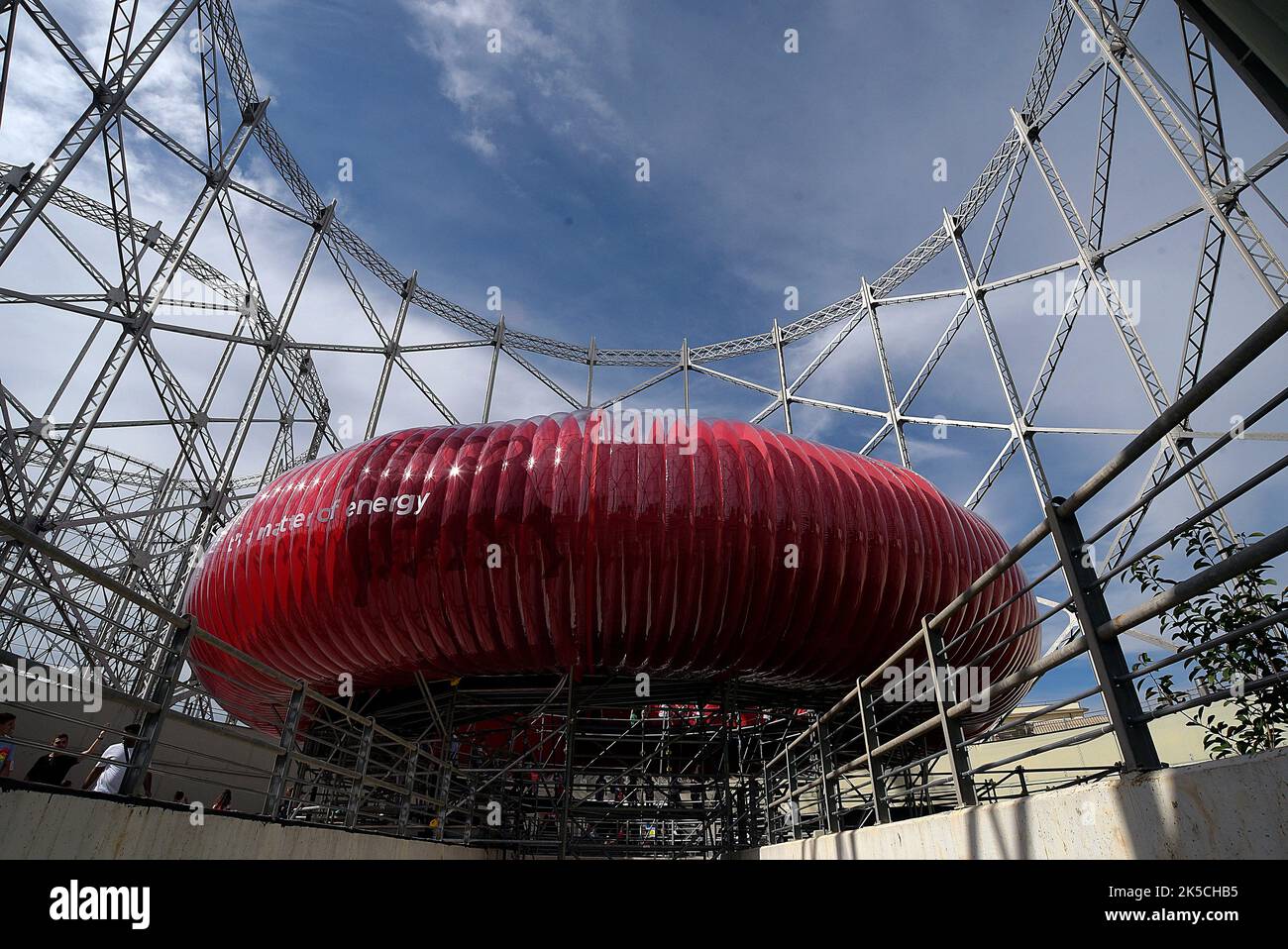 Roma, Italia. 07th Ott 2022. Installazione immersiva sulla 'fusione di combinazione magnetica' vista durante l'edizione 10th di Maker Faire, il più grande evento europeo sull'innovazione. Credit: SOPA Images Limited/Alamy Live News Foto Stock