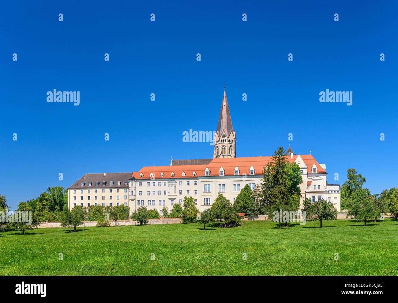 Germania, Baviera, Contea di Landsberg am Lech, Eresing, Archabbey Sankt Ottilien Foto Stock
