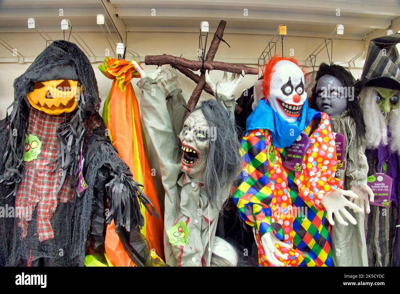 Decorazione e costume di Halloween Foto Stock