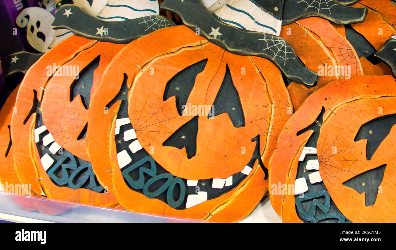 Decorazione e costume di Halloween Foto Stock