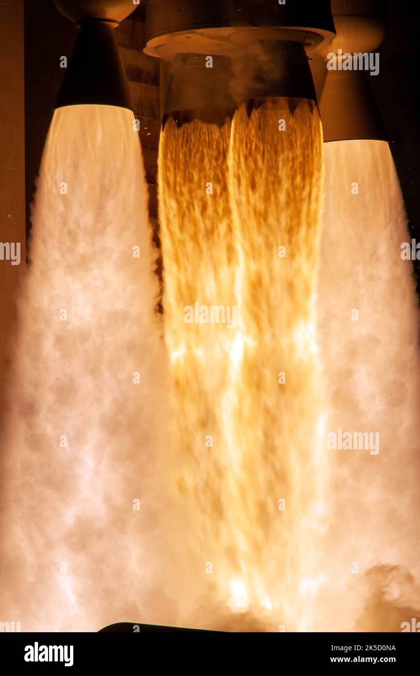 Un razzo Atlas V della United Launch Alliance decollò il 19 maggio 2022 dallo Space Launch Complex-41 presso la Cape Canaveral Space Force Station per la NASA Boeing 's UnCrewed Orbital Flight test-2. Starliner trasporta oltre 500 kg di carico della NASA e attracca alla ISS, testando le capacità end-to-end del sistema del Commercial Crew Program. Foto Stock