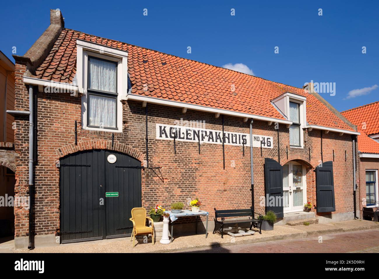 Casa 'Kolenpakhuis', Zierikzee, Schouwen-Duiveland, Zeeland, Paesi Bassi Foto Stock