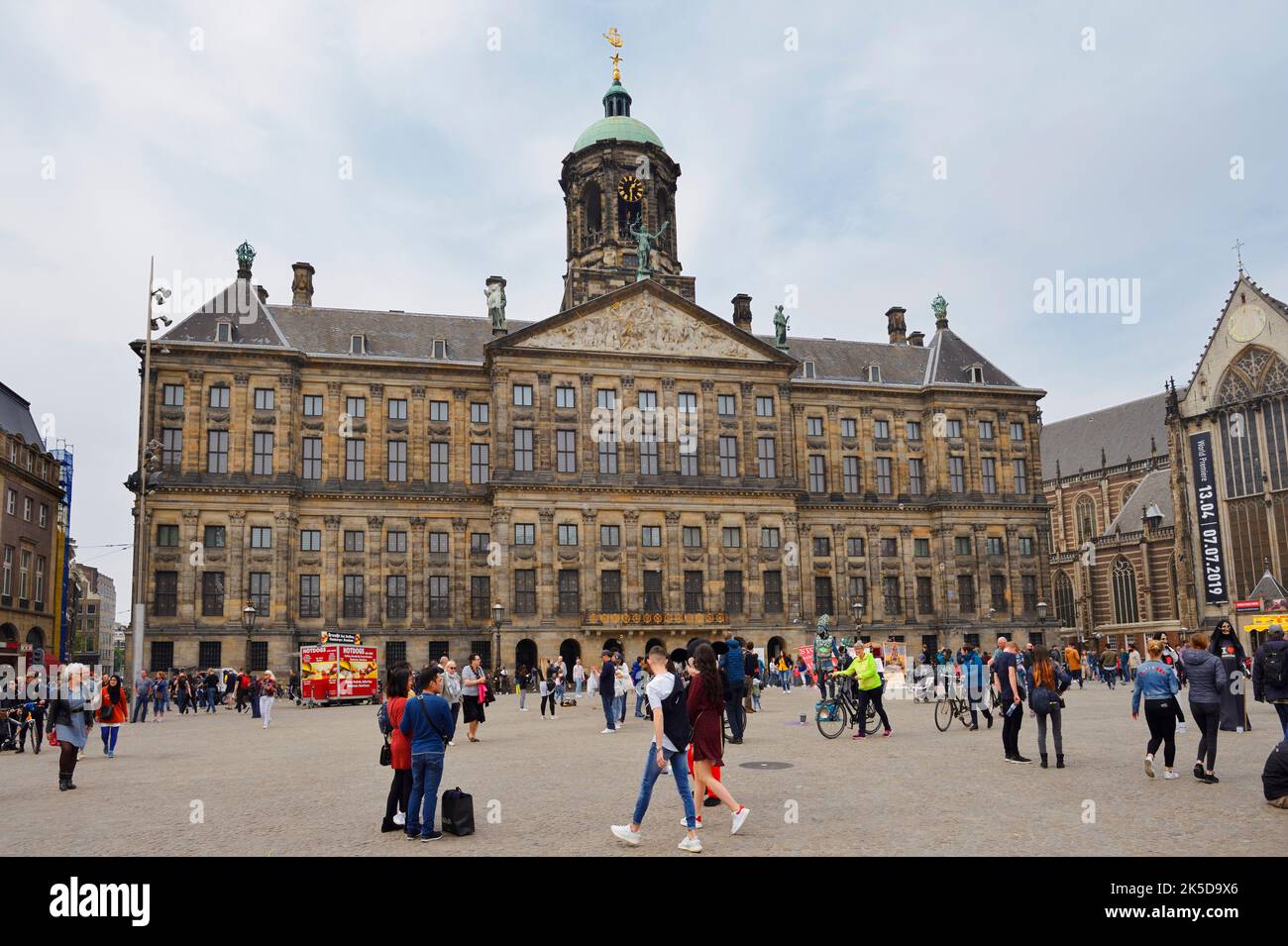 Paleis op de Dam, Palazzo reale, Amsterdam, Olanda del Nord, Paesi Bassi Foto Stock