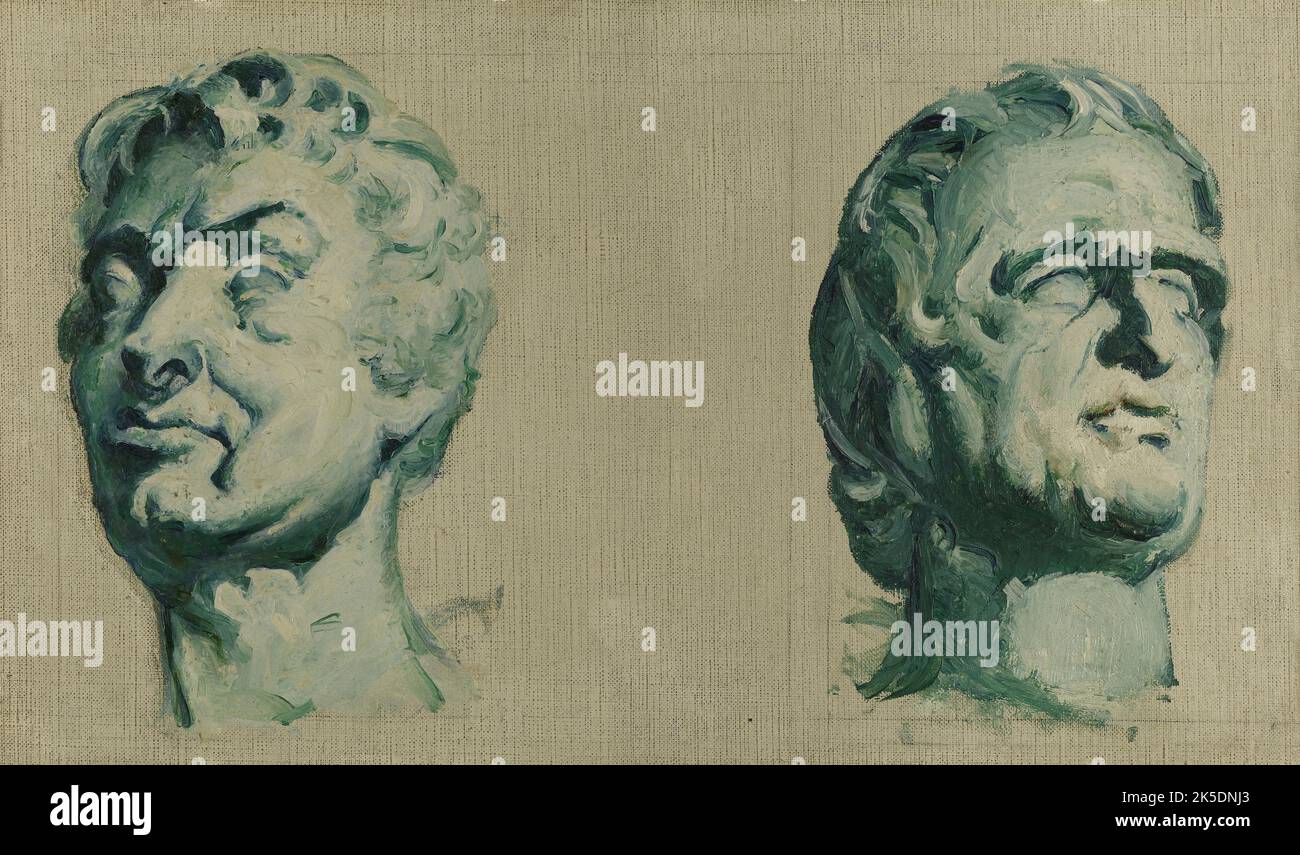 Esquisse pour le salon des Sciences de l'Hôtel de Ville de Paris : Cuvier - Lavoisier, 1890. Schizzo per il Salone della Scienza del Municipio di Parigi. Georges Cuvier (1769-1832), naturalista, e Laurent de Lavoisier (1743-1794), chimico. Foto Stock