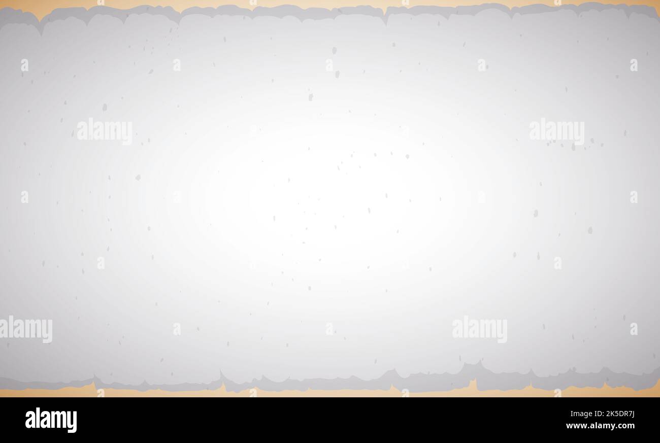 Modello di banner come una carta vecchia e antica o un rotolo con bordi strappati. Illustrazione Vettoriale