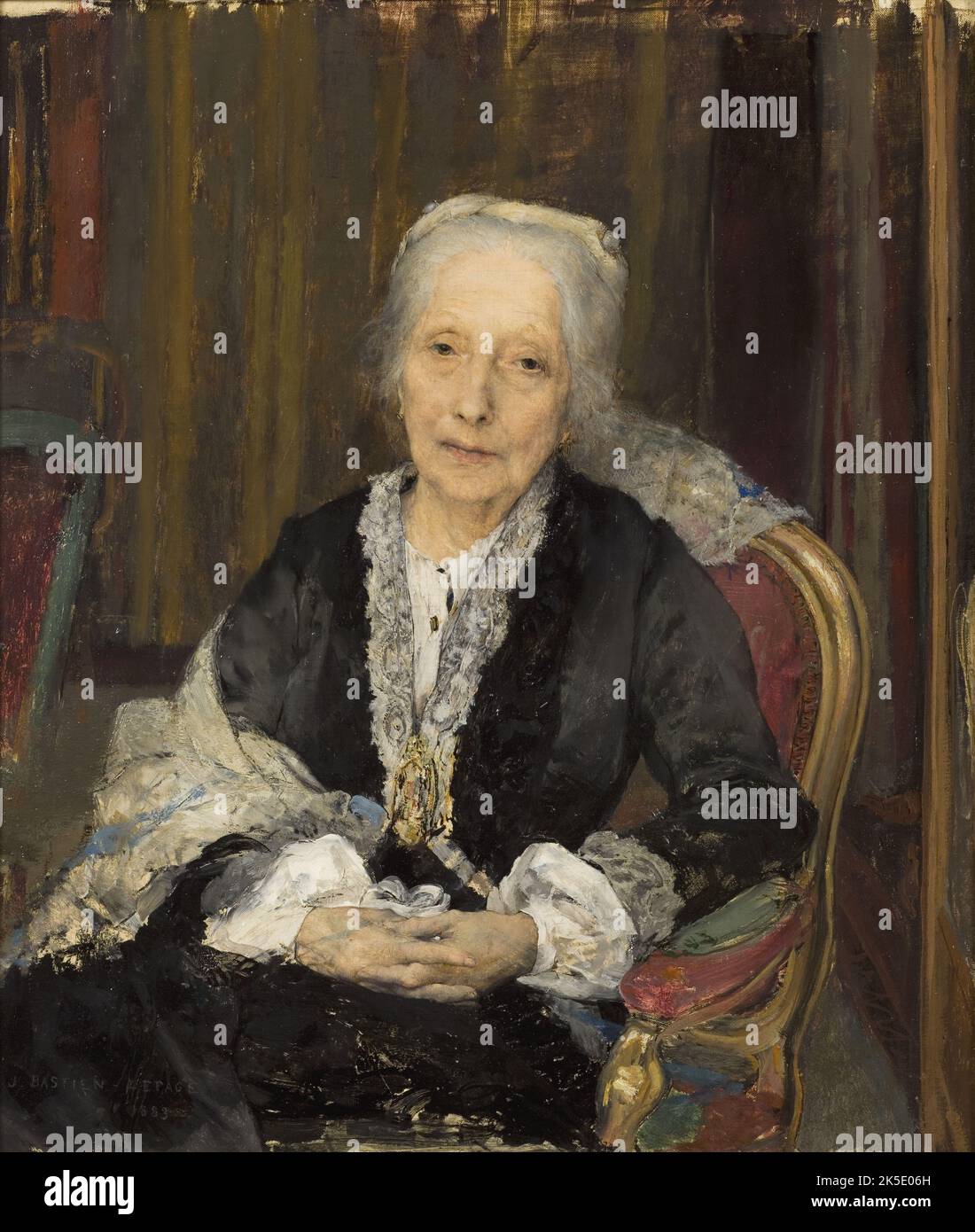 Portrait de Juliette Drouet, 1883. Foto Stock