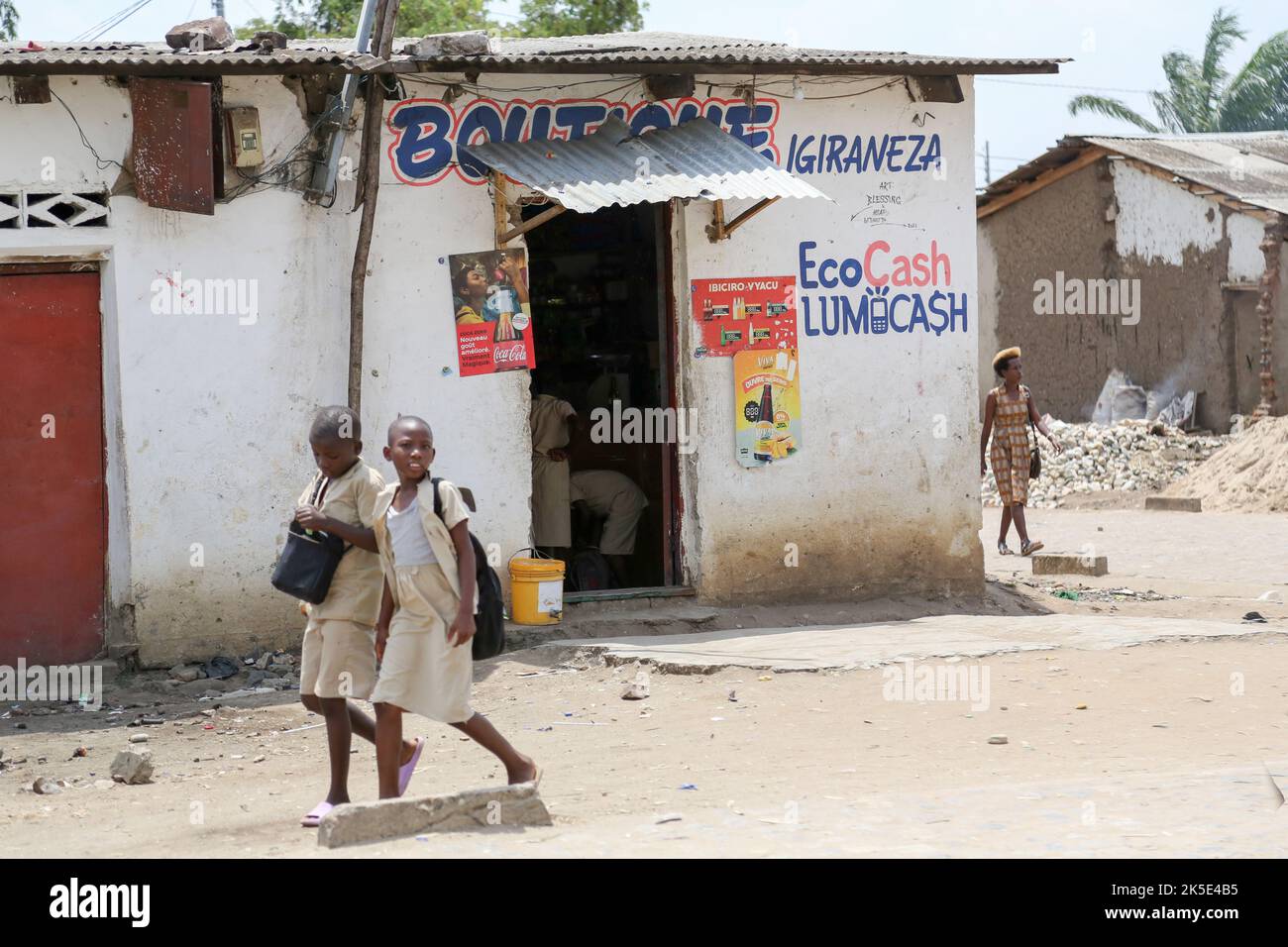 Kamenge, quartiere di Sanga, Bujumbura, Burundi Foto Stock