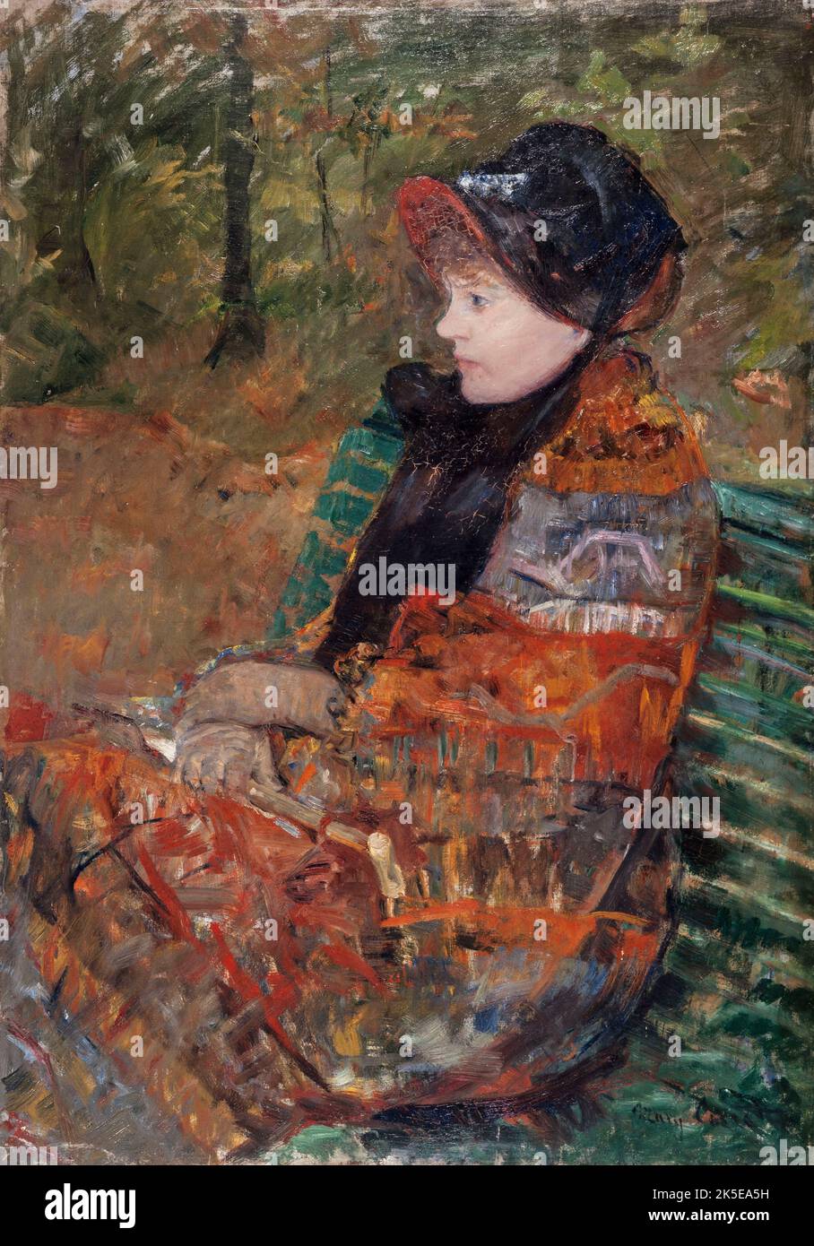 Autunno, ritratto di Lydia Cassatt, 1880. Foto Stock